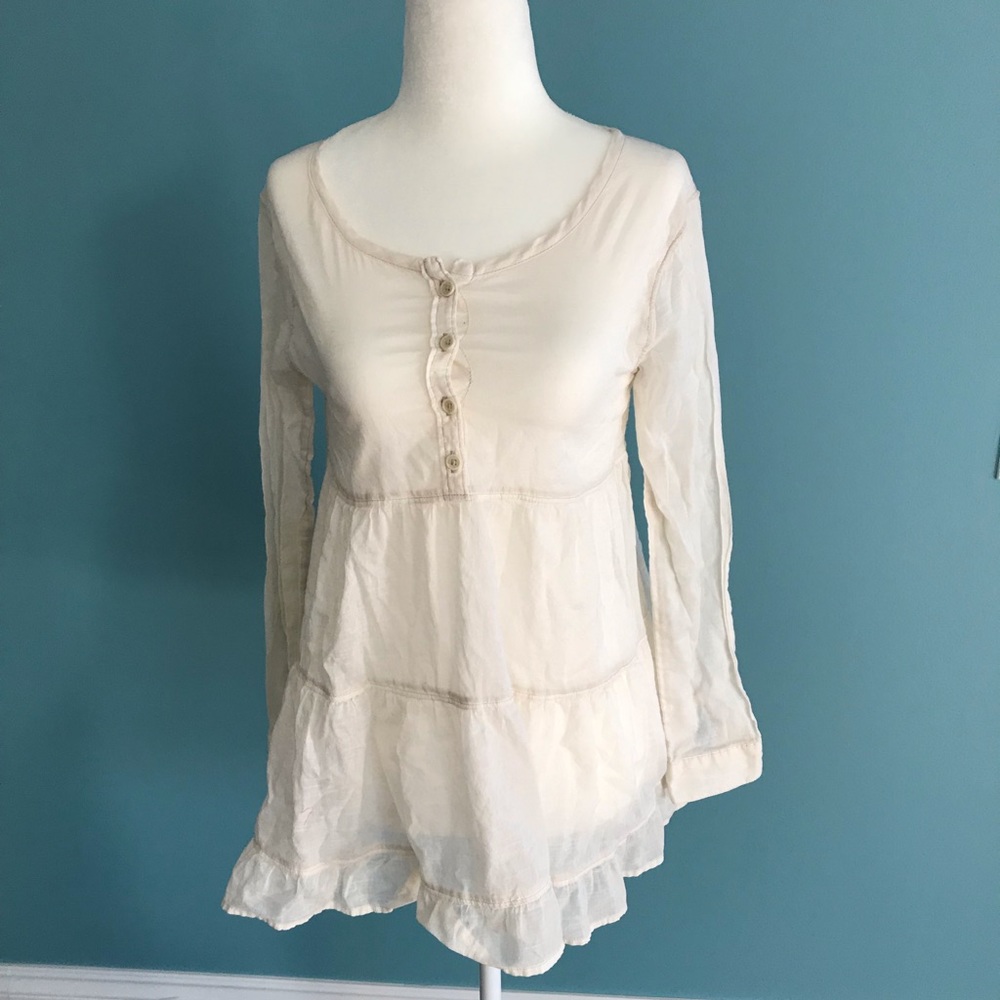 🍒Anthropologie Ecote Cotton Top Cottagecore